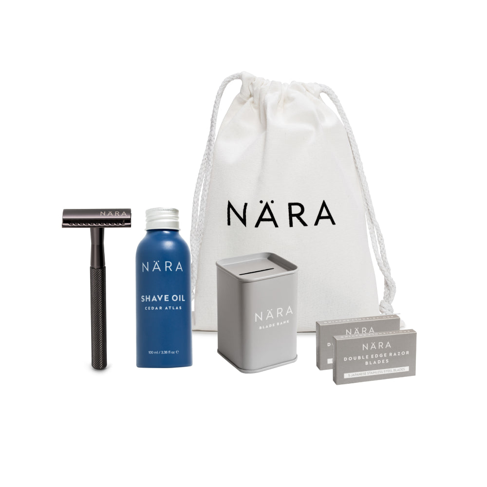 Eco Friendly Shaving Starter Kit (With Shave Oil)