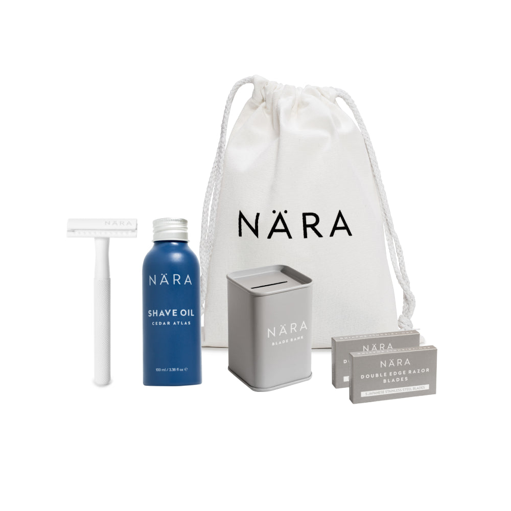 Eco Friendly Shaving Starter Kit (With Shave Oil)