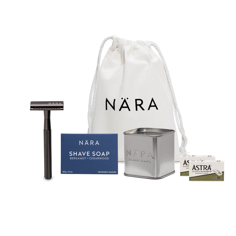 Eco Friendly Shaving Starter Kit (With Shave Soap)
