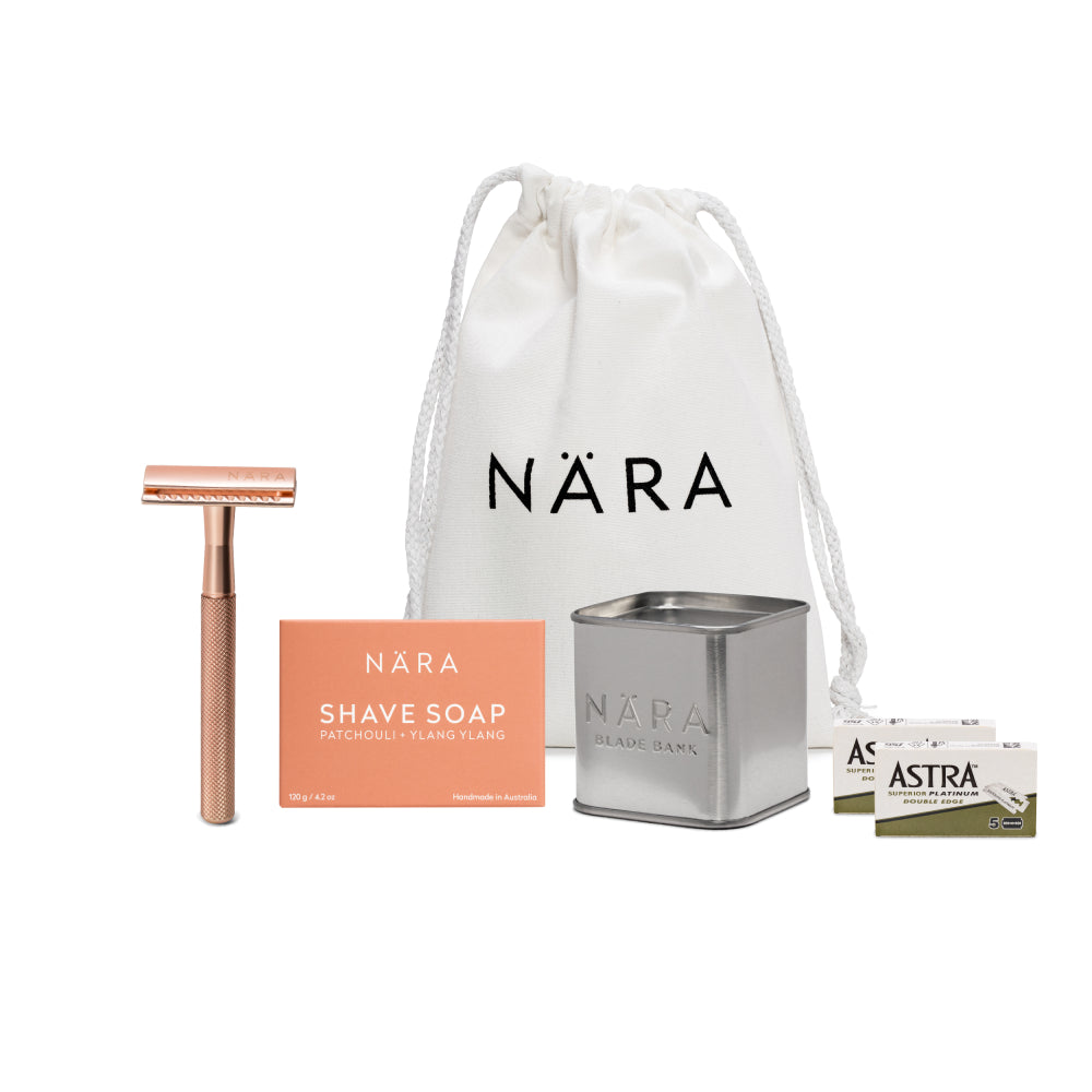 Eco Friendly Shaving Starter Kit (With Shave Soap)