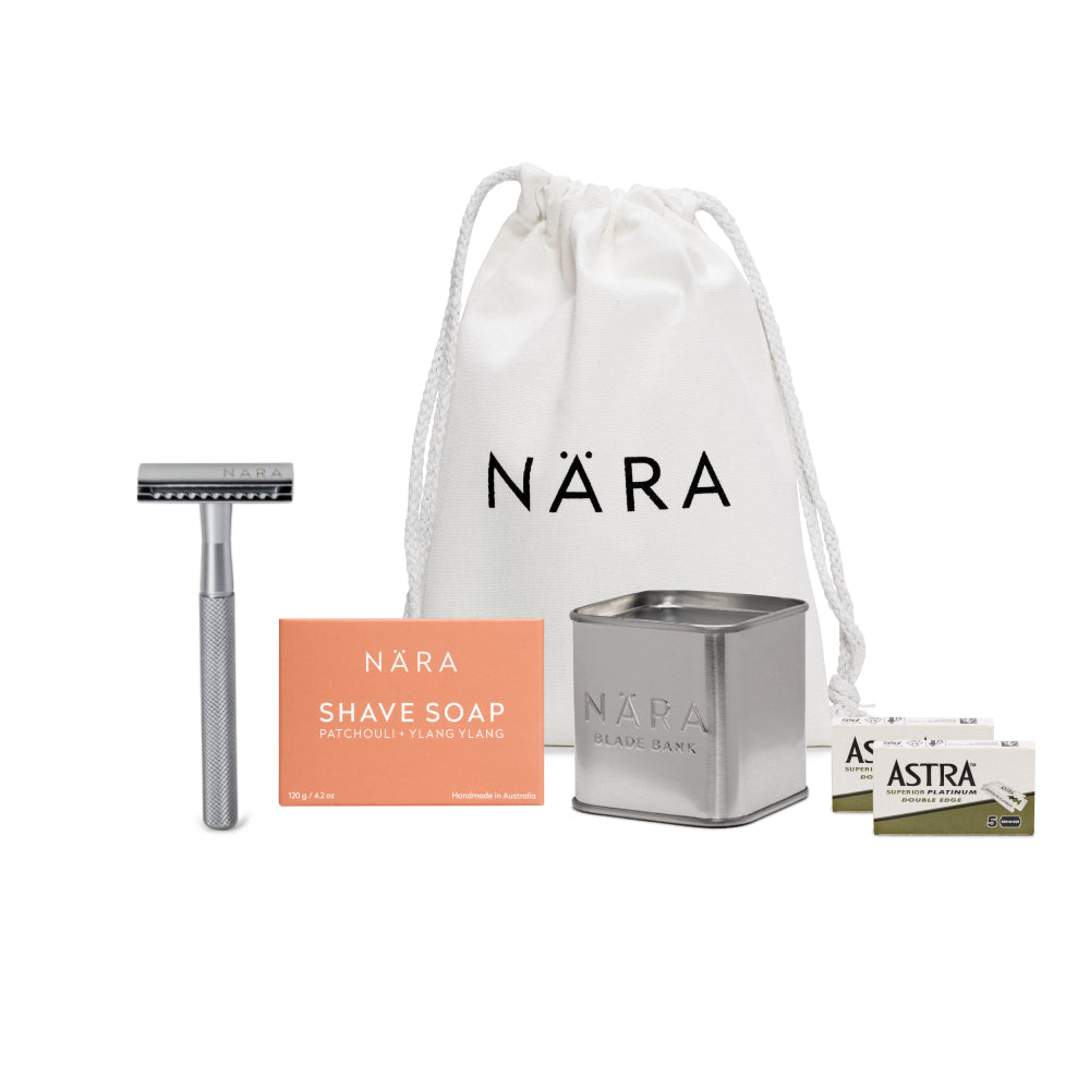 Eco Friendly Shaving Starter Kit (With Shave Soap)