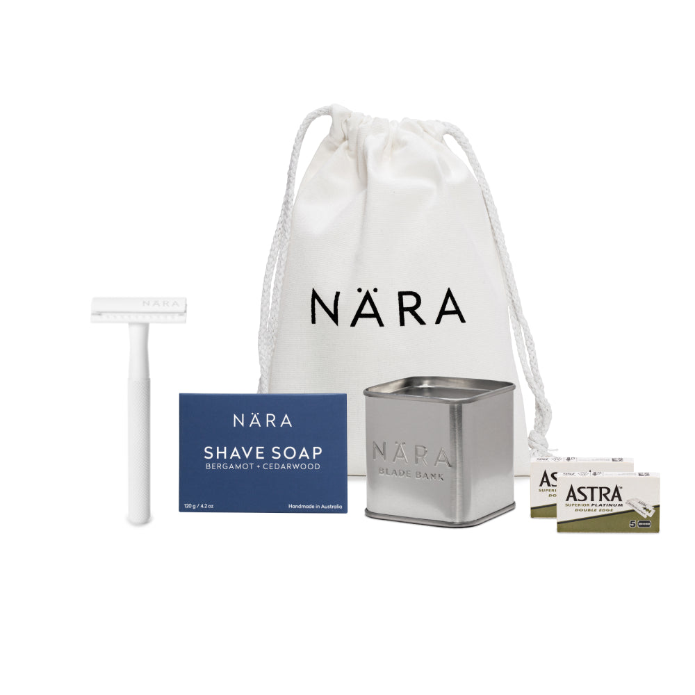 Eco Friendly Shaving Starter Kit (With Shave Soap)