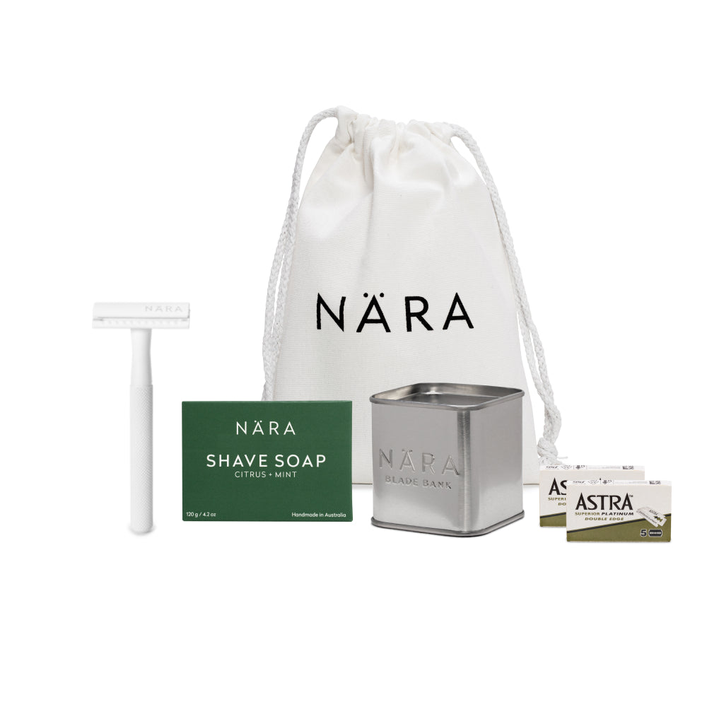 Eco Friendly Shaving Starter Kit (With Shave Soap)