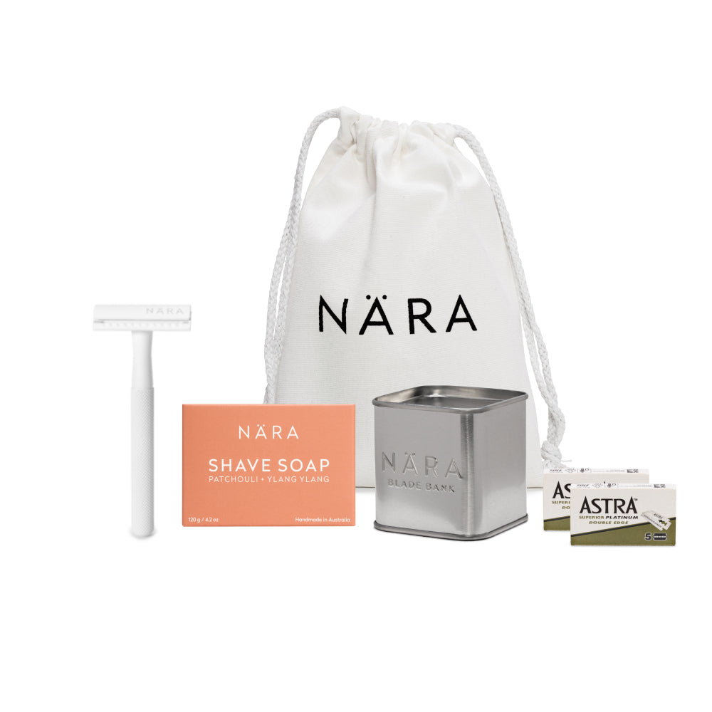 Eco Friendly Shaving Starter Kit (With Shave Soap)